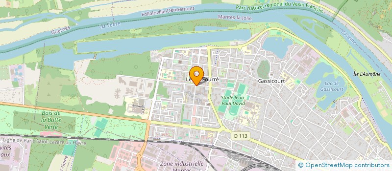 localisation de l'entreprise ADECOR  MANTES-LA-JOLIE