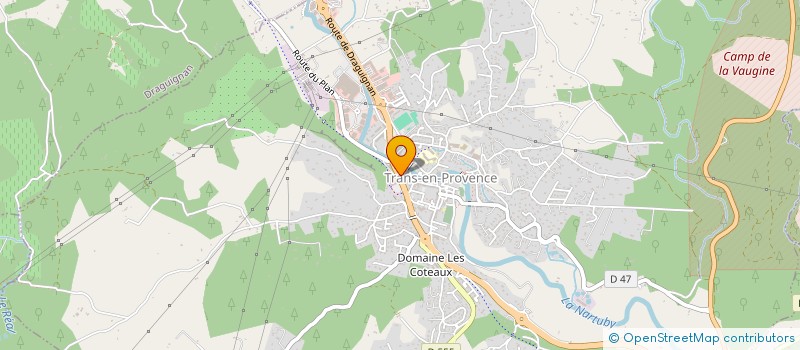 localisation de l'entreprise ADED à TRANS-EN-PROVENCE