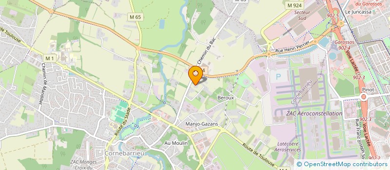 localisation de l'entreprise ADED ASSOC DEVEL EXPRE DRAMATI à CORNEBARRIEU