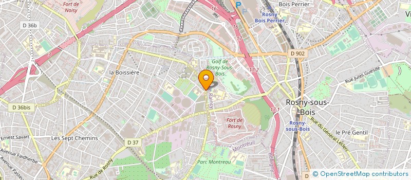 localisation de l'entreprise ADEDPA ASS DEVEL ENCADREMENT DYNAMISME à ROSNY-SOUS-BOIS