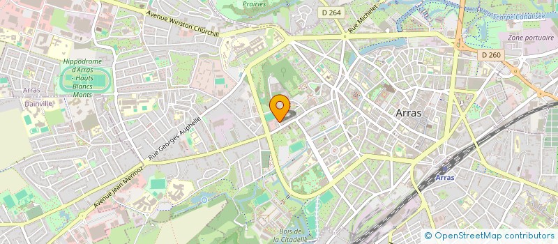 localisation de l'entreprise ADEE à ARRAS