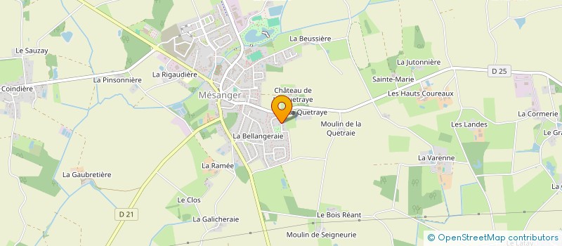 localisation de l'entreprise ADEE508  MESANGER