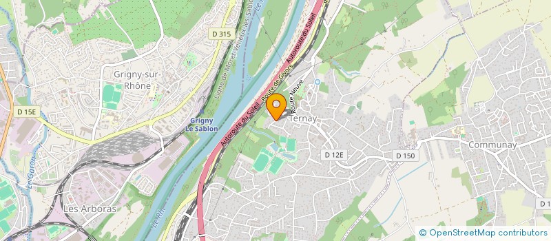 localisation de l'entreprise ADEEC  TERNAY