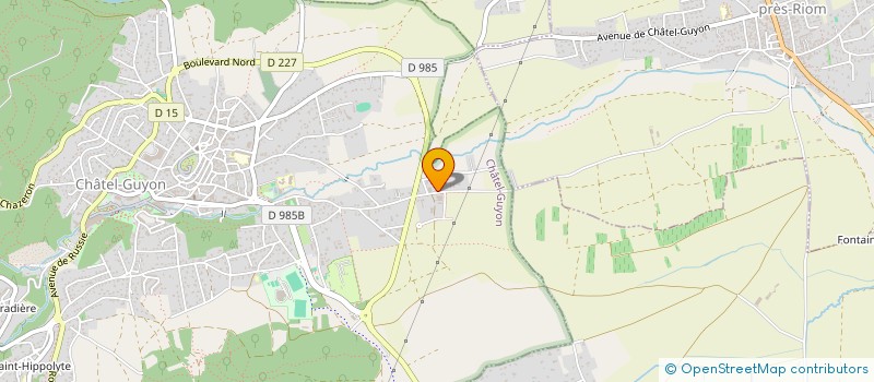 localisation de l'entreprise ADEEE RECYCLAGE  CHATEL-GUYON