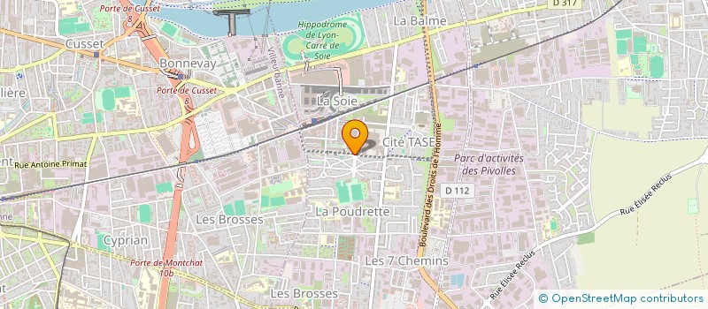 localisation de l'entreprise ADEEL  VAULX-EN-VELIN