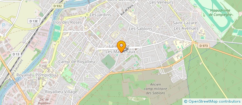 localisation de l'entreprise ADEES à COMPIEGNE