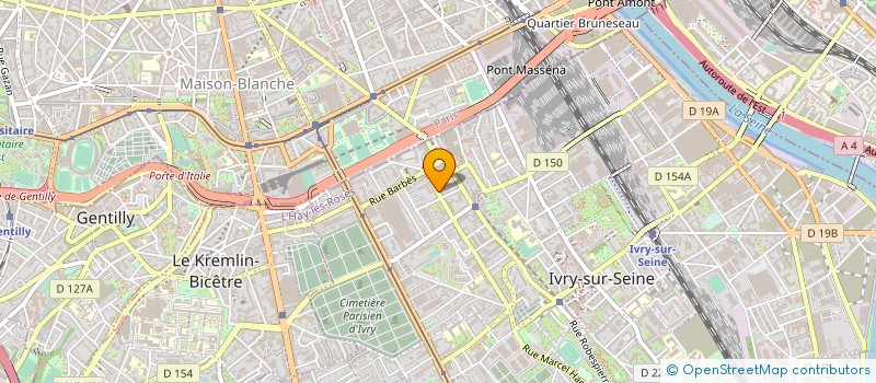 localisation de l'entreprise ADEF HABITAT  IVRY-SUR-SEINE