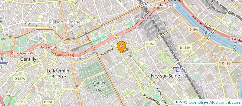 localisation de l'entreprise ADEF RESIDENCES 3A à IVRY SUR SEINE