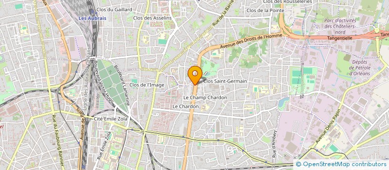 localisation de l'entreprise ADEFAC à ORLEANS