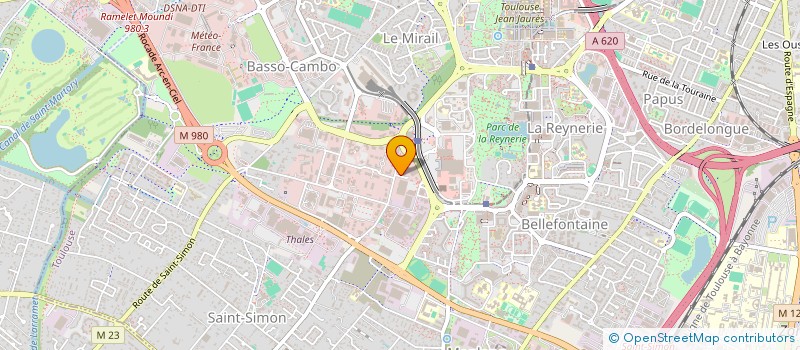 localisation de l'entreprise ADEFI FORMATION à TOULOUSE