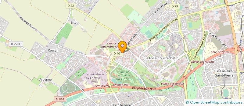 localisation de l'entreprise ADEFIM  BASSE-NORMANDIE à CAEN