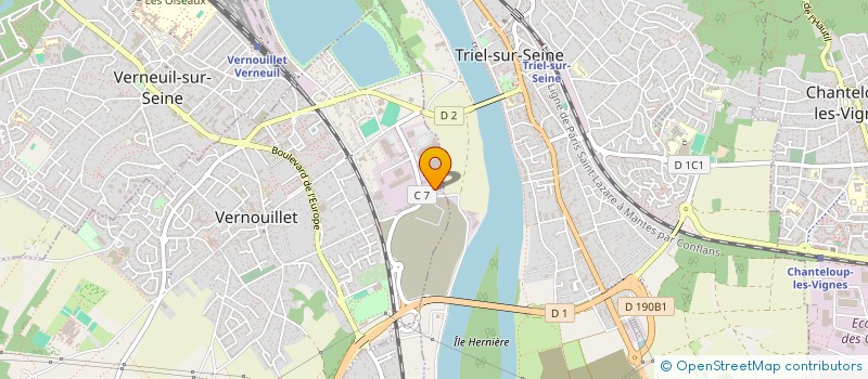 localisation de l'entreprise ADEFIS à VERNOUILLET