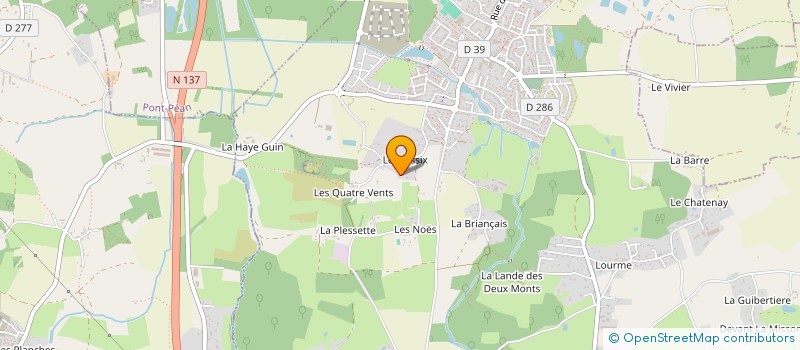 localisation de l'entreprise ADEFIX PAGNOL à ORGERES