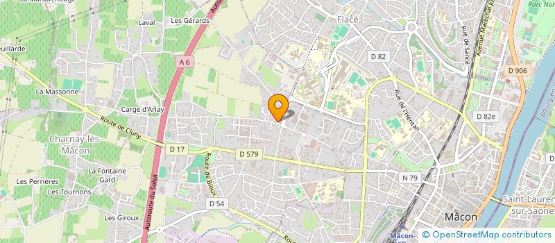 localisation de l'entreprise ADEFUANI à CHARNAY-LES-MACON