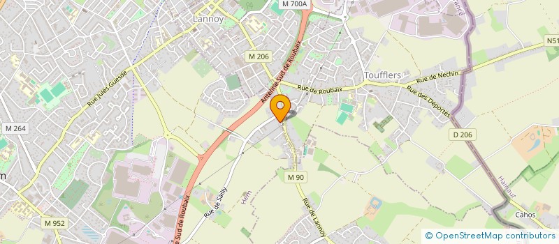 localisation de l'entreprise ADEFY  HEM