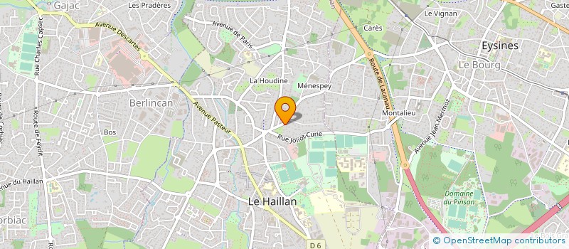 localisation de l'entreprise ADEG à LE HAILLAN