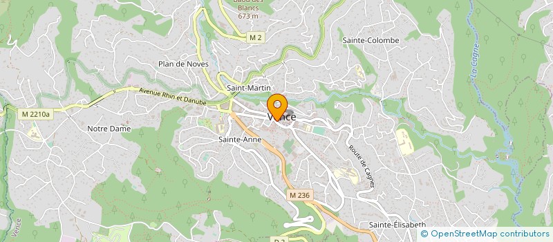 localisation de l'entreprise ADEGAS WINE à VENCE