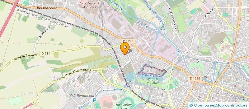 localisation de l'entreprise ADEGO à AMIENS