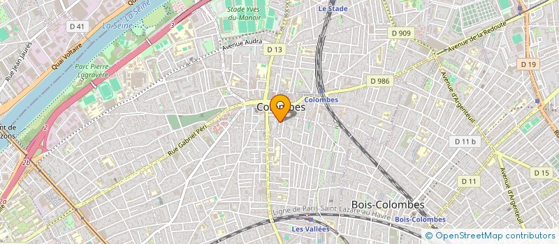 localisation de l'entreprise ADEGOS IMMOBILIER à COLOMBES