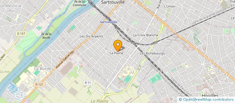 localisation de l'entreprise ADEHL à SARTROUVILLE