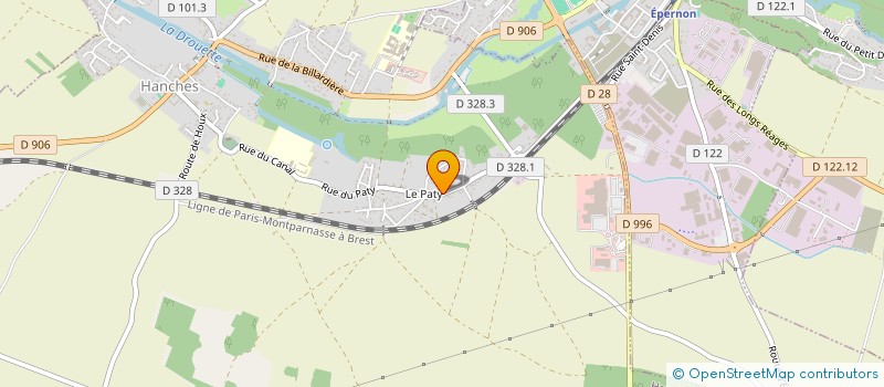 localisation de l'entreprise ADEHOME à HANCHES