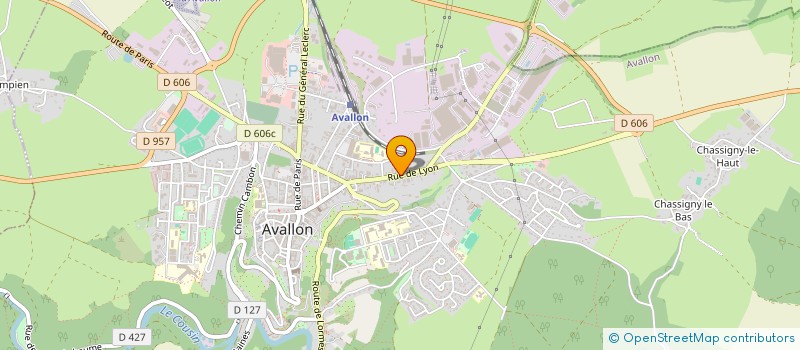 localisation de l'entreprise ADEIMAG à AVALLON