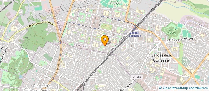 localisation de l'entreprise ADEINFO SERVICE  SARCELLES