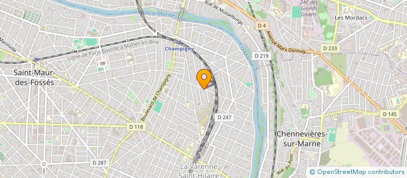 localisation de l'entreprise ADEJ à SAINT-MAUR-DES-FOSSES