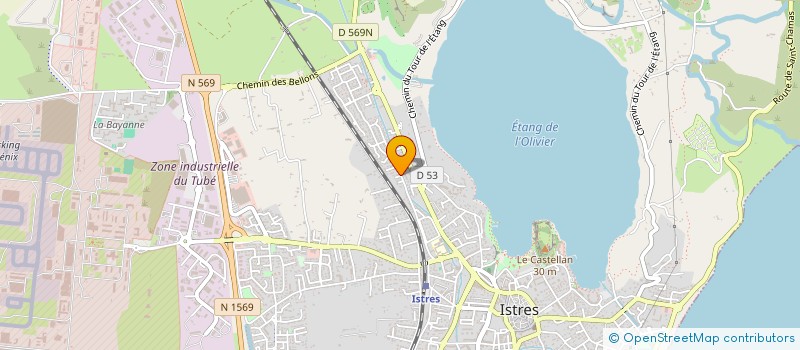 localisation de l'entreprise ADEKE à ISTRES