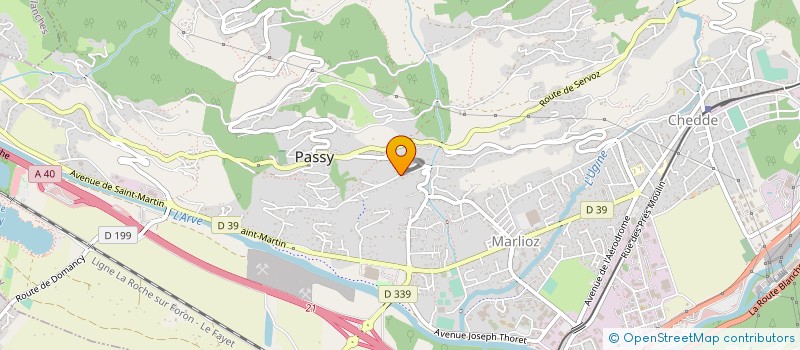 localisation de l'entreprise ADEKWATT ENERGIES à PASSY