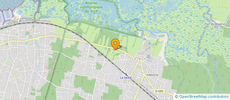localisation de l'entreprise ADEL 33 à LE TEICH