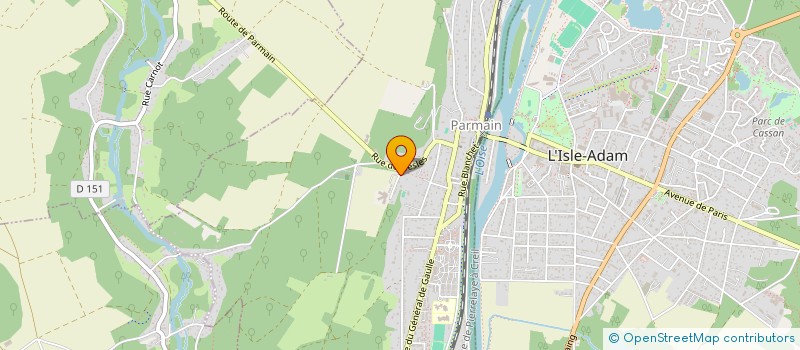 localisation de l'entreprise ADEL  PARIS