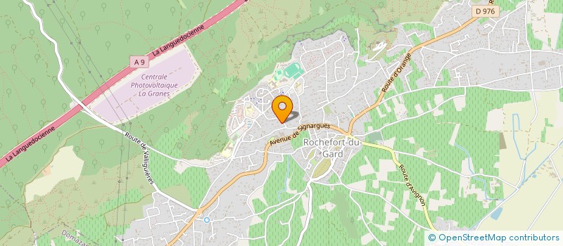 localisation de l'entreprise ADEL  ROCHEFORT-DU-GARD