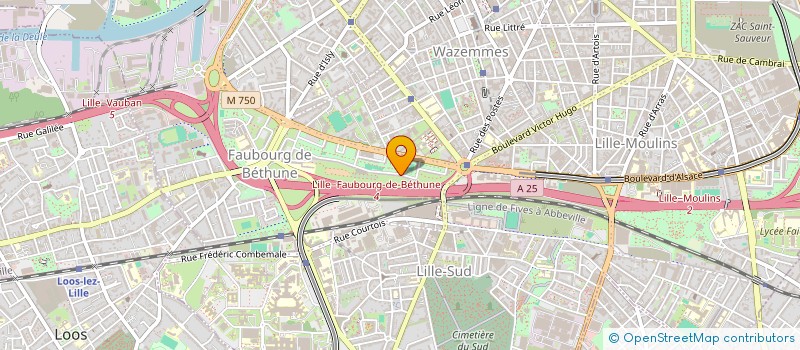 localisation de l'entreprise ADEL à LILLE