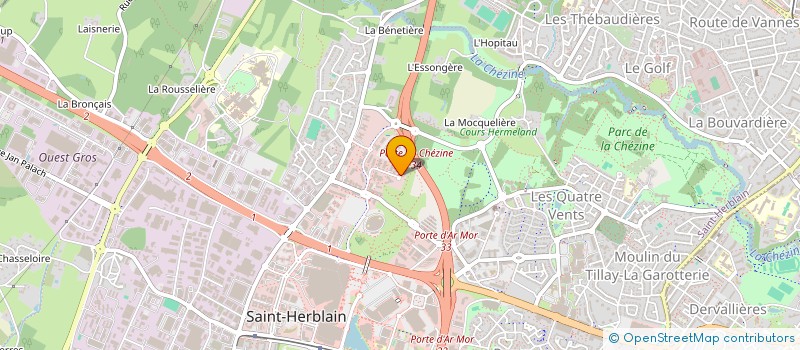 localisation de l'entreprise ADEL à SAINT-HERBLAIN