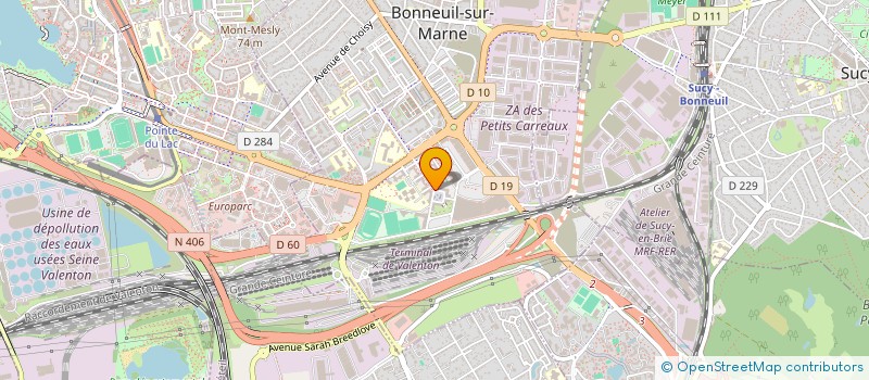 localisation de l'entreprise ADEL à BONNEUIL-SUR-MARNE