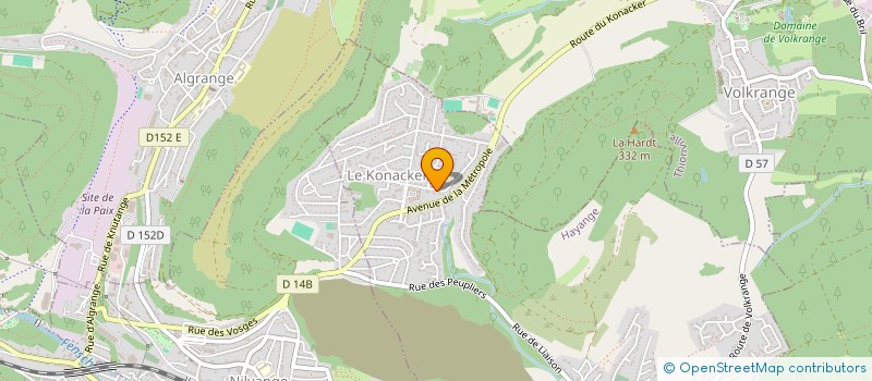 localisation de l'entreprise ADEL  HAYANGE