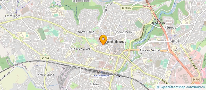 localisation de l'entreprise ADEL ASS DEP ELU LOCAU DES CDN à SAINT-BRIEUC