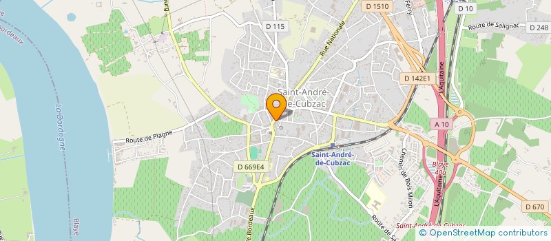 localisation de l'entreprise ADEL AUTO SERVICES à SAINT-ANDRE-DE-CUBZAC