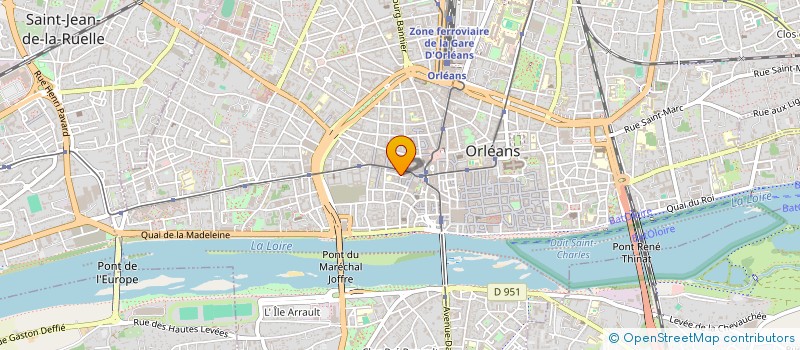 localisation de l'entreprise ADEL BARBER à ORLEANS