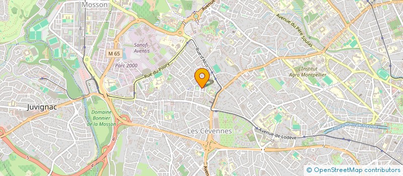 localisation de l'entreprise ADEL CONSTRUCTION à MONTPELLIER