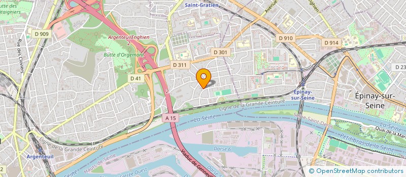 localisation de l'entreprise ADEL DRIVE  ARGENTEUIL