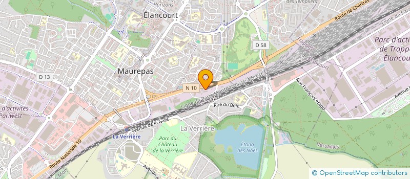 localisation de l'entreprise ADEL EMBALLAGES à LA VERRIERE