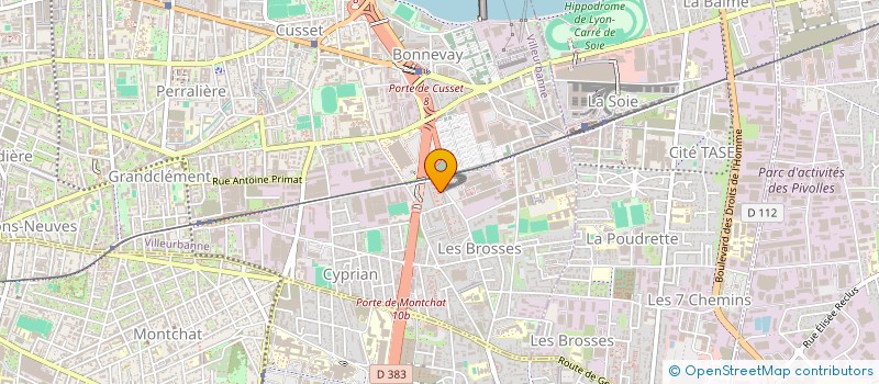 localisation de l'entreprise ADEL ENERGY  VILLEURBANNE