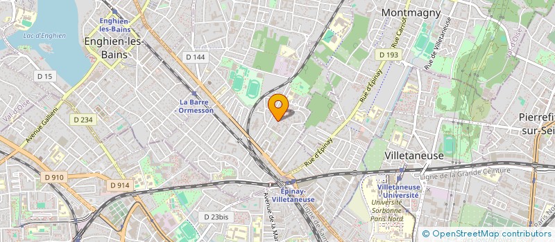 localisation de l'entreprise ADEL GESTION à DEUIL-LA-BARRE