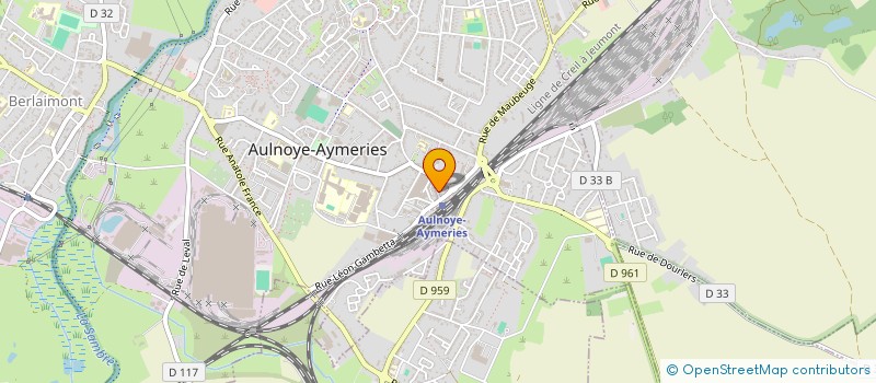 localisation de l'entreprise ADEL'HAIR  AULNOYE-AYMERIES