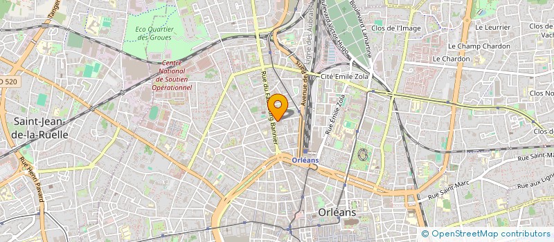 localisation de l'entreprise ADEL INFORMATIQUE à ORLEANS