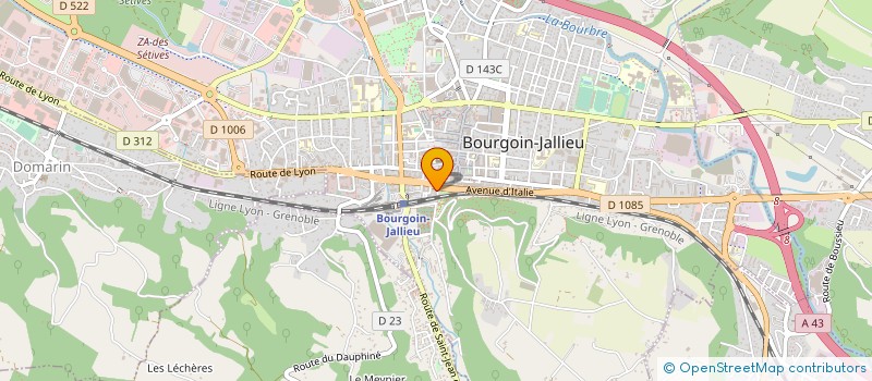 localisation de l'entreprise ADEL INSTRUMENTATION à BOURGOIN-JALLIEU