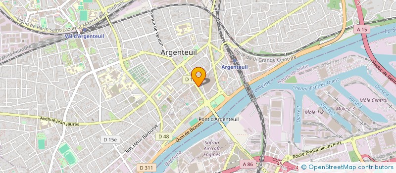 localisation de l'entreprise ADEL PROSPERE à ARGENTEUIL