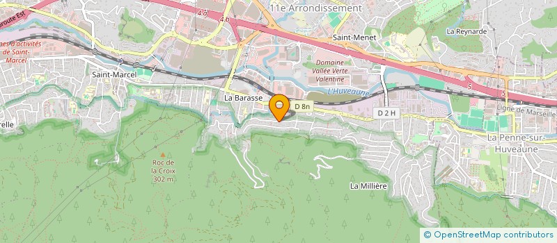 localisation de l'entreprise ADEL PROVENCE  MARSEILLE